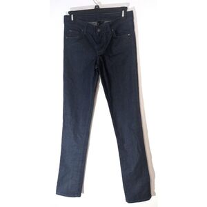 Club Monaco Ella Slim Straight Dark Wash Low Rise Blue Denim Jeans 26